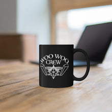 Load image into Gallery viewer, Woo Woo Crew Crystal Black mug 11oz
