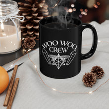 Load image into Gallery viewer, Woo Woo Crew Crystal Black mug 11oz
