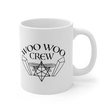 Load image into Gallery viewer, Woo Woo Crew Crystal Ceramic Mug 11oz
