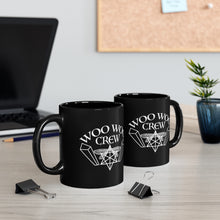 Load image into Gallery viewer, Woo Woo Crew Crystal Black mug 11oz
