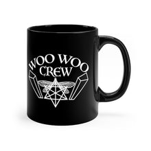 Load image into Gallery viewer, Woo Woo Crew Crystal Black mug 11oz
